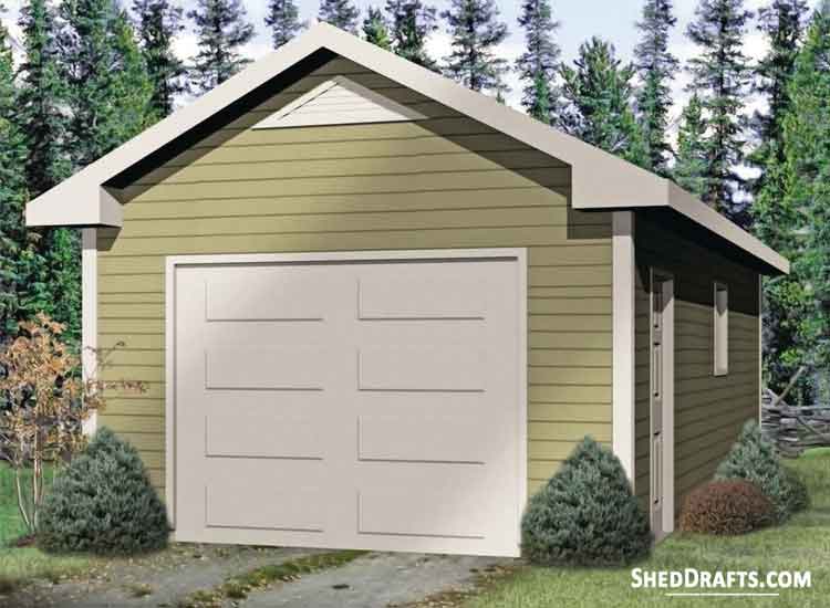 Garage Shed Plans Blueprints With Materials List