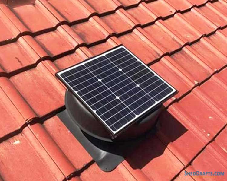 08 Solar Roof Ventilation Fan