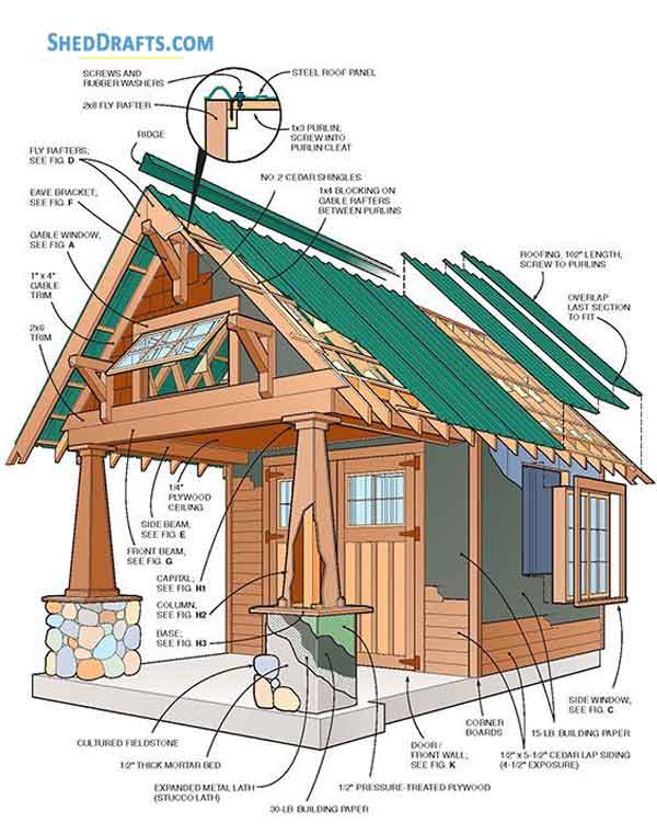 Pavilion Shed Plans