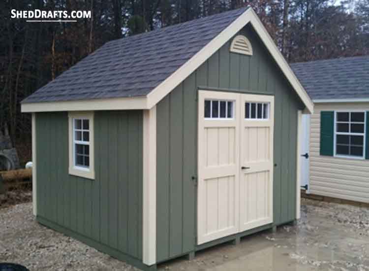 12×12 storage shed plans blueprints for durable patio shed