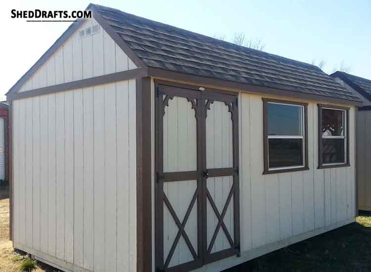 12 x 24 shed plans how to build diy by