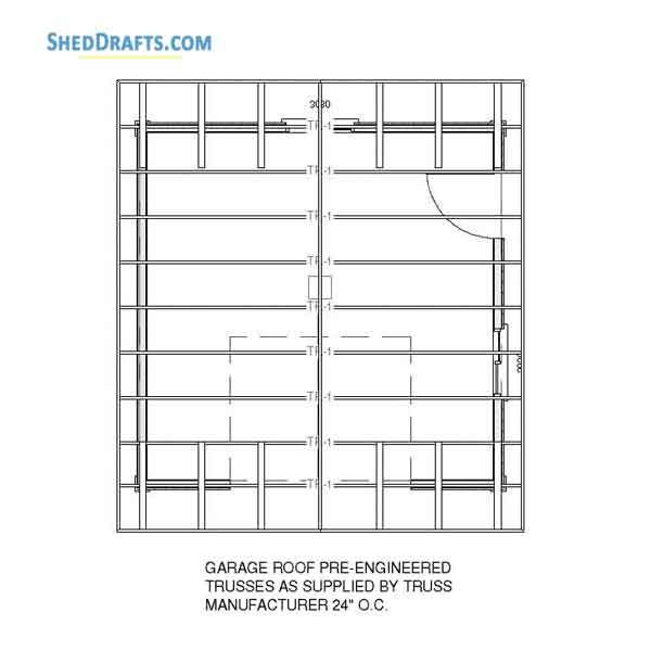 16x16 Gable Storage Shed Plans Blueprints 11 Roof Framing