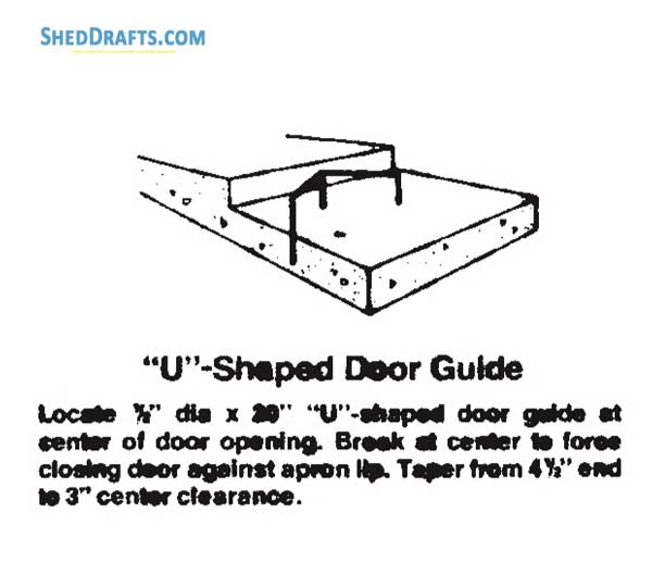 48x96 Pole Machine Shed Plans Blueprints 12 U Shaped Door Guide