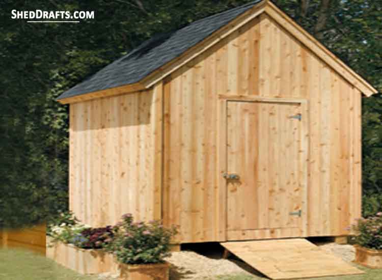 8 10 Garden Shed Plans Blueprints For Building A Storage Shed