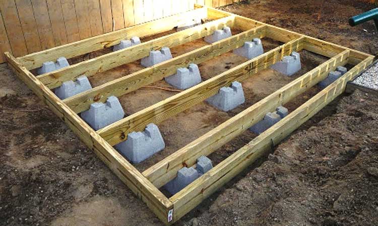 How To Use Concrete Blocks For Shed Foundation