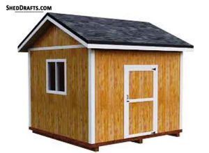 10x12 Gable Garden Storage Shed Plans