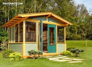 10x12 Gable Storage Shed Plans