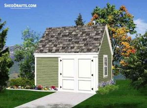 10x12 Gable Utility Shed Plans