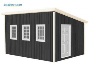12x16 Wooden Lean To Shed Plans