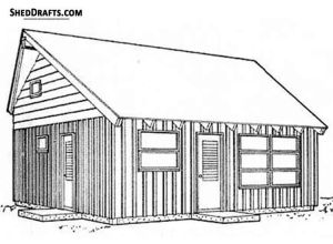 22x24 cabin loft building plans blueprints