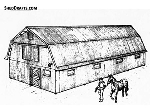 Horse Barn Plans Blueprints For Stables