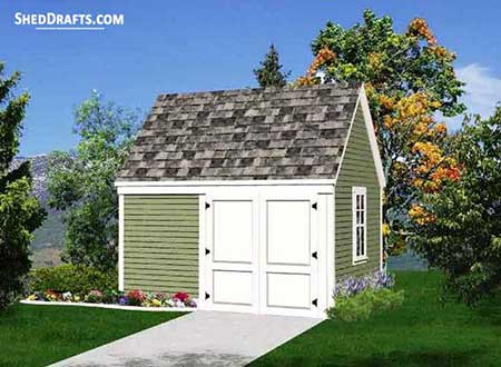 10x12 Gable Utility Shed Plans Blueprints 00 Thumb