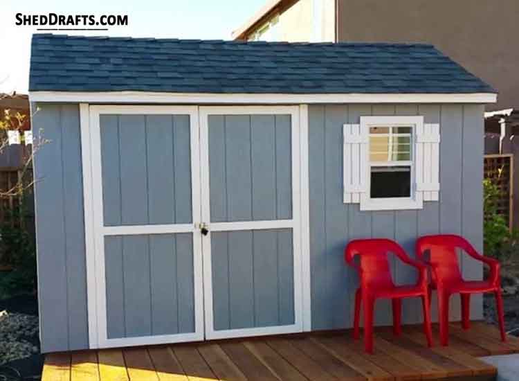 10x16 Saltbox Storage Shed Diy Plans Blueprints 2