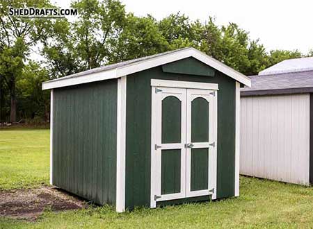 12x16 Gable Storage Shed Plans Blueprints 00 Thumb