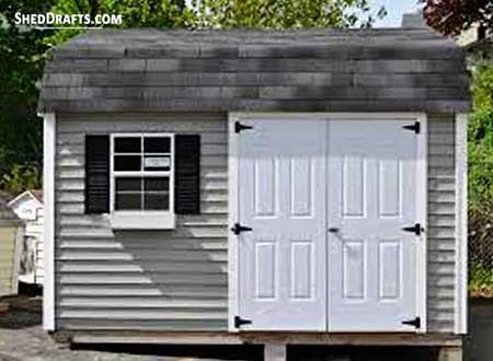 12x16 Gambrel Storage Shed Plans Blueprints 00 Thumb 2