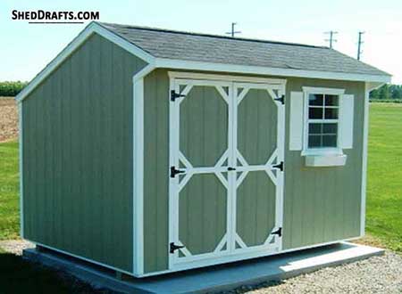 12x16 Saltbox Storage Shed Diy Plans Blueprints 00 Thumb