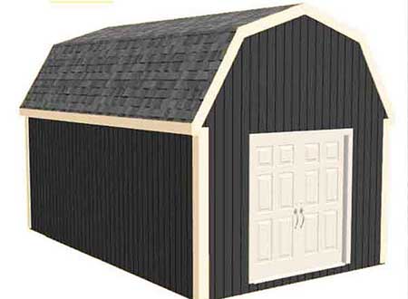 12x20 Gambrel Barn Shed Building Plans 00 Thumb