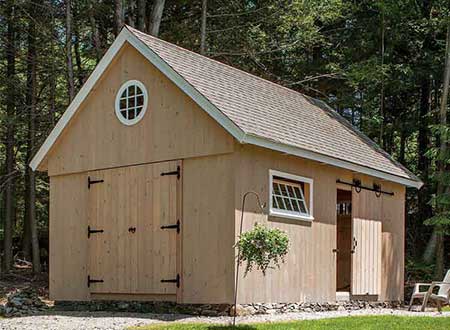 14x20 Timber Post Beam Barn Shed Plans Blueprints 00 Thumb