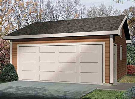 20x20 Two Car Garage Shed Plans Blueprints 00 Thumb