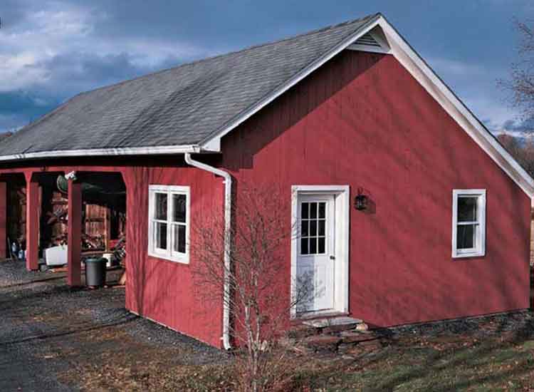 24x48 Pole Frame 3 Car Garage Workshop Shed Plans Blueprints 00 Draft Design 2