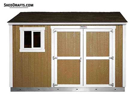 4x10 Lean To Garden Shed Plans Blueprints 00 Thumb