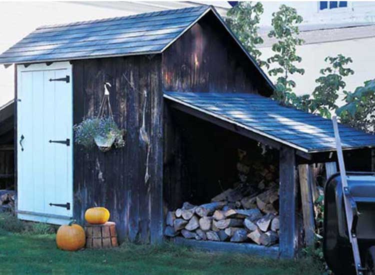 6x8 Saltbox Firewood Shed Plans Blueprints 2
