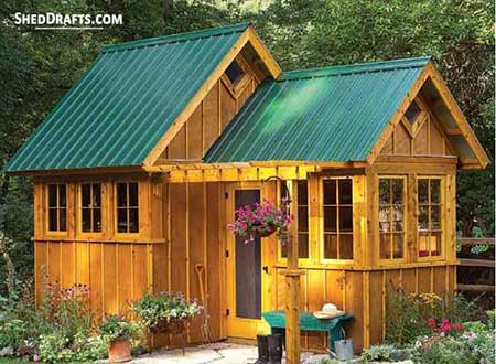 8x10 Gable Backyard Shed Plans Blueprints 00 Thumb