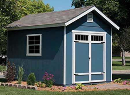 8x12 Gable Garden Shed Plans Blueprints Diy 00 Thumb