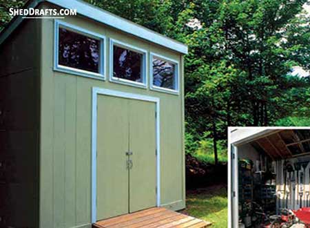 8x12 Lean To Shed Plans Blueprints 00 Thumb 2