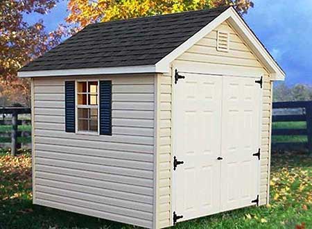8x8 Gable Storage Shed Plans Blueprints 00 Thumb
