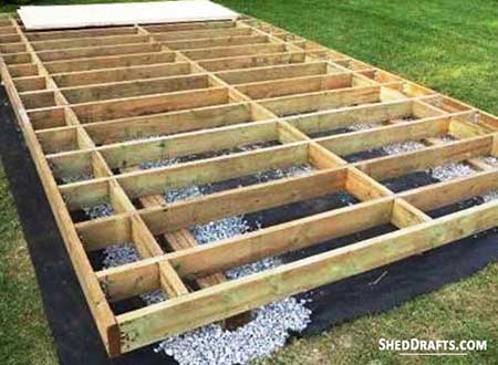 Wooden Skid Shed Foundation 00 Thumb