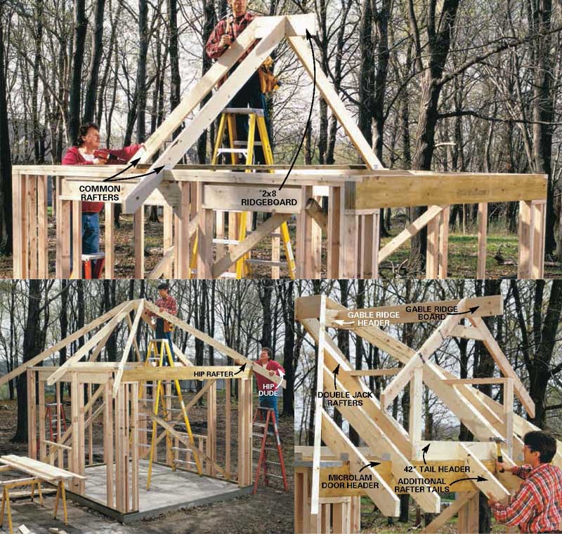 24 Roof Framing Steps
