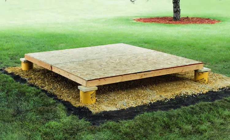 Base On Concrete Piers