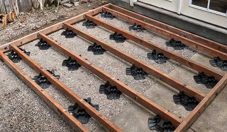 Adjustable Plastic Deck Blocks Foundation