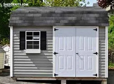 12x16 Gambrel Storage Shed Plans