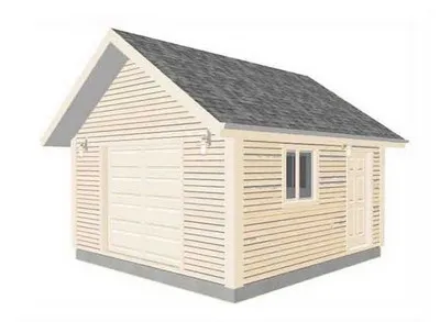 16x16 Gable Storage Shed Plans