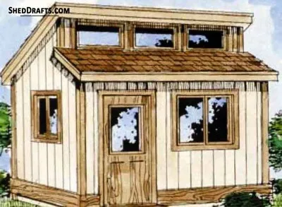 8x8 Clerestory Potting Shed Plans