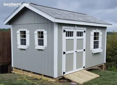 12x16 Gable Garden Storage Shed Plans