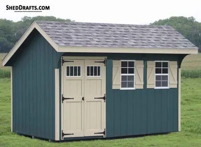 10x20 Saltbox Storage Shed Diy Plans