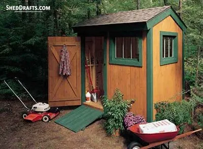 6x8 Gable Tool Shed Building Plans