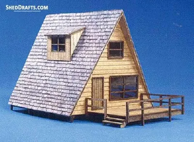 24x24 A Frame Shed Plans