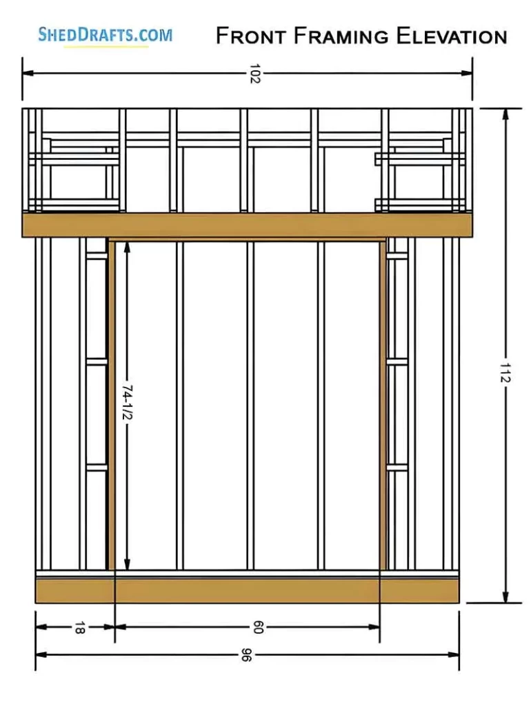 04 Front Framing Elevation