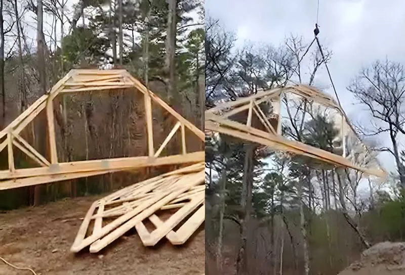44 Attic Trusses
