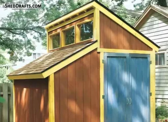 10x10 Clerestory Shed Plans Blueprints