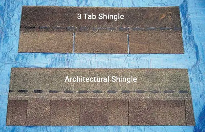 11 3 Tab Vs Architectural Shingles