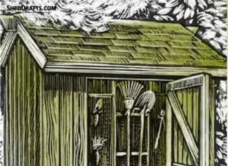 4x6 Garden Tool Storage Shed Plans Blueprints 3