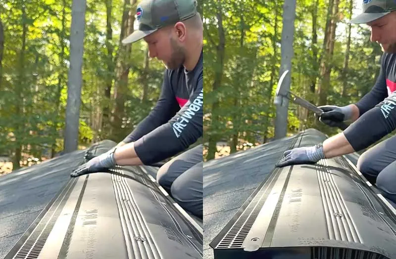 04 Ridge Vent Setup